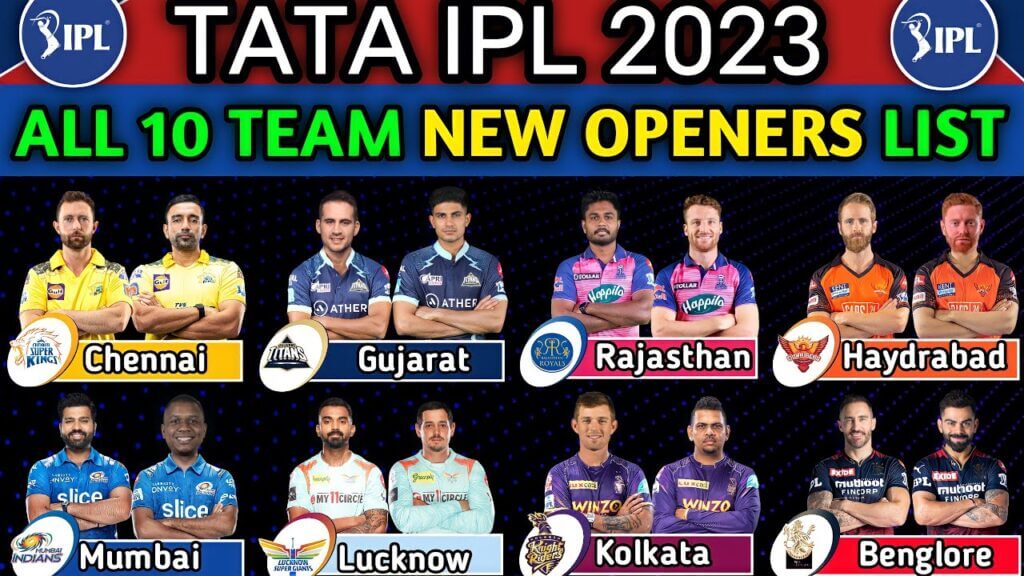 List of TATA IPL 2023 Teams and Players - gamsportsus.com